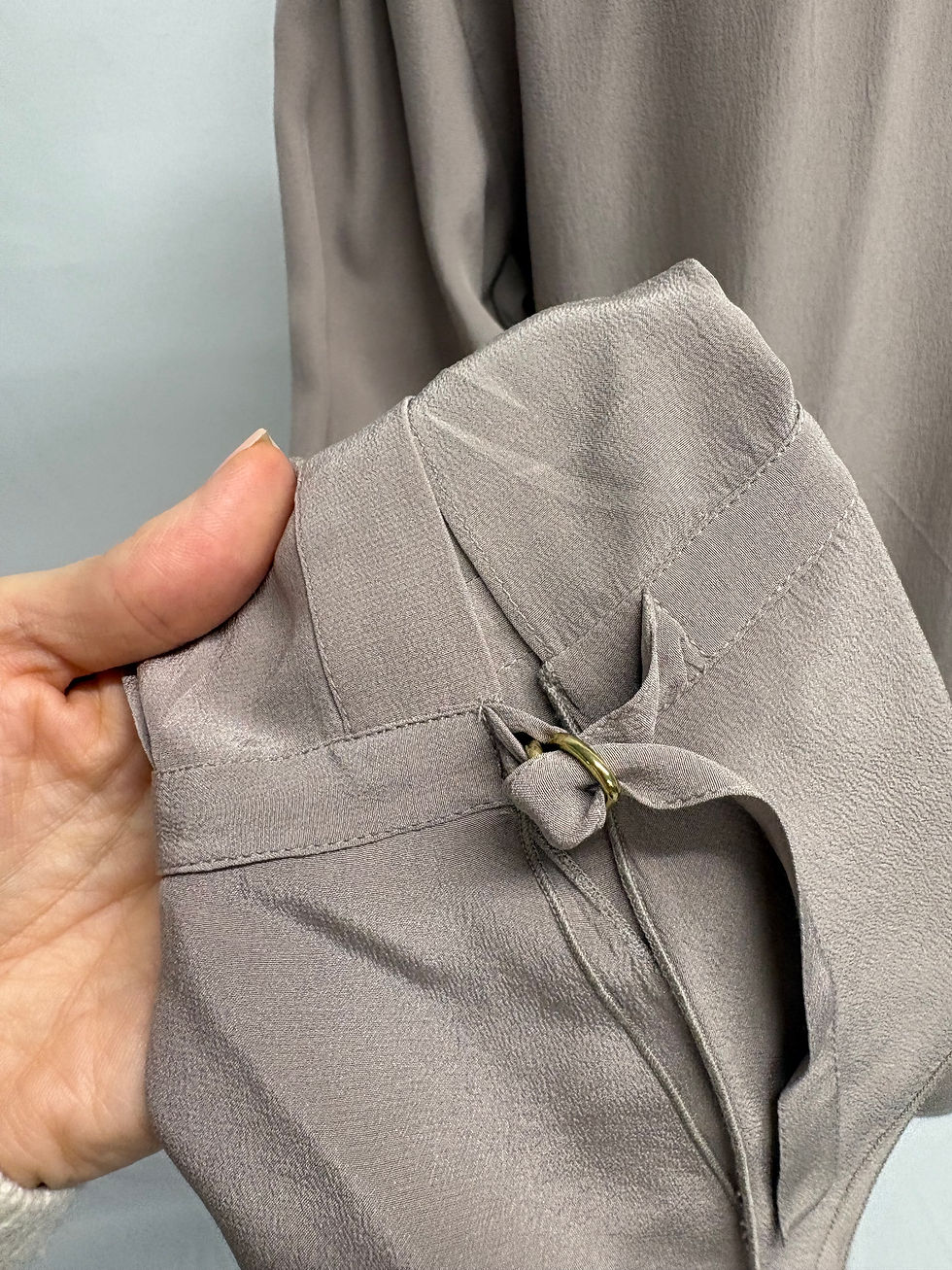 Miniaturbild: CALIBAN Seidenbluse mit Rüschen Gr. 46 (NP 299.-)