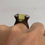 Miniaturbild: Geschwärzter 925 Silber Ring mit Citrin Gr. 57