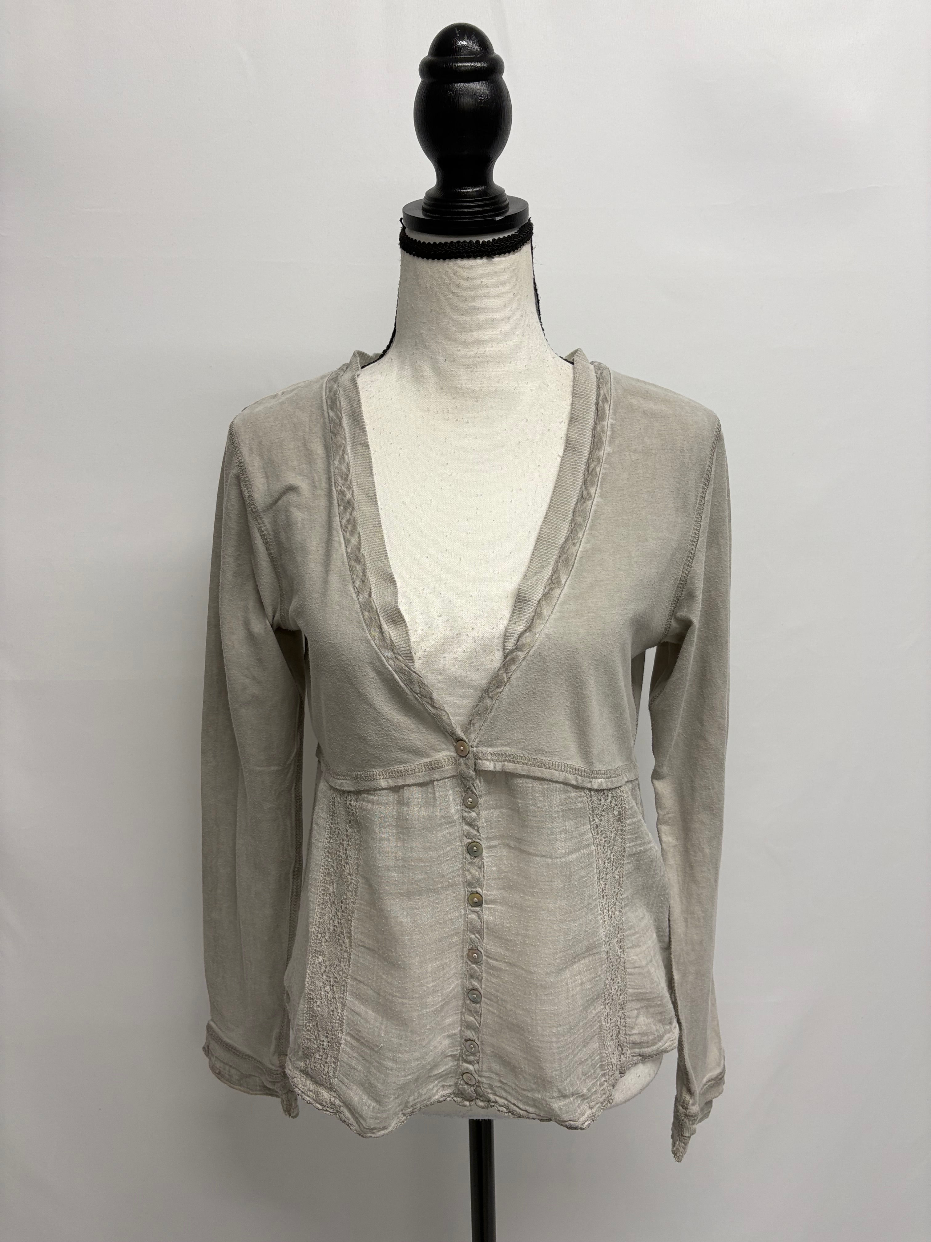 NILE Bluse aus Baumwolle & Wolle Gr. S