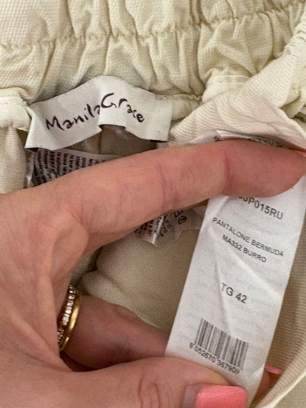 Miniaturbild: MANILA GRACE Bermuda Shorts aus Leinen & Viskose Gr. 42