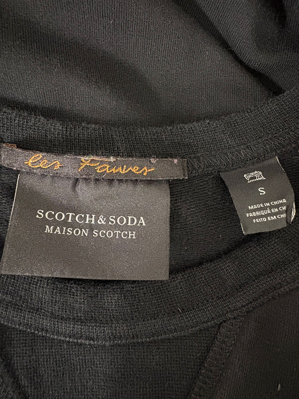 Miniaturbild: SCOTCH&SODA Jersey Kleid mit Spitze Gr. S/M