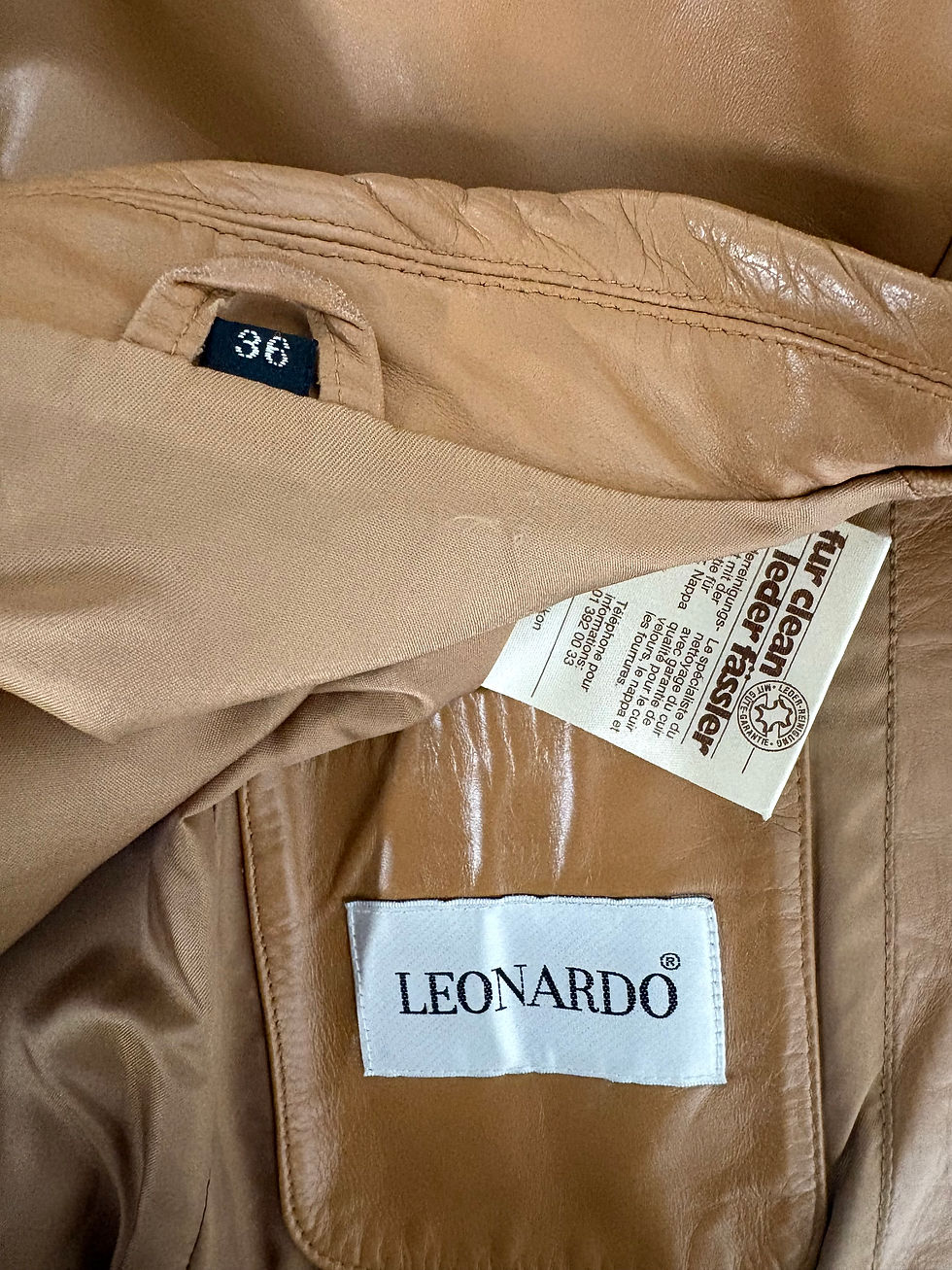 Miniaturbild: LEONARDO Lederblazer Gr. 36 (NP 499.-)