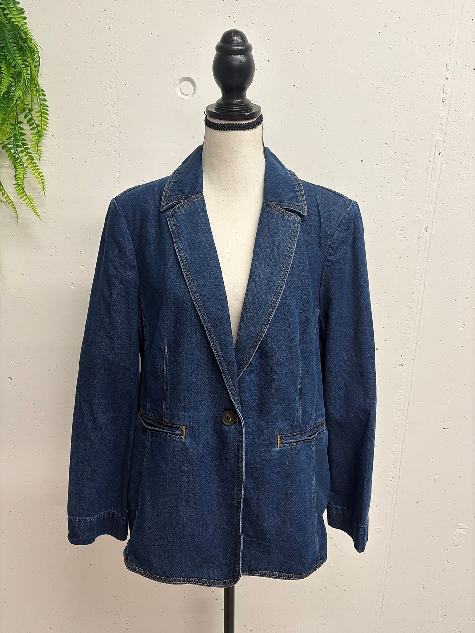 Miniaturbild: TAIFUN Jeansblazer mit Lyocell Gr. 44