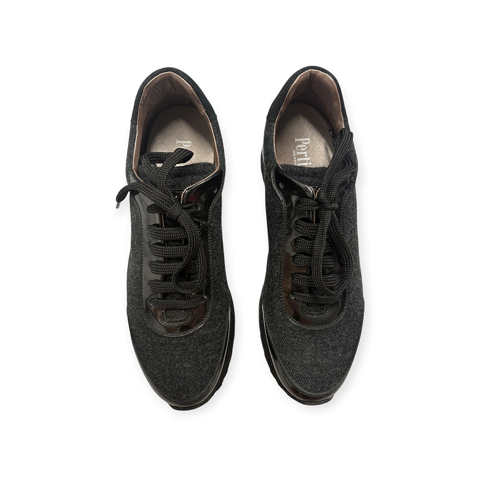 Miniaturbild: PERTINI Sneaker aus Filz/Leder Gr. 37.5 (NP 329.-)