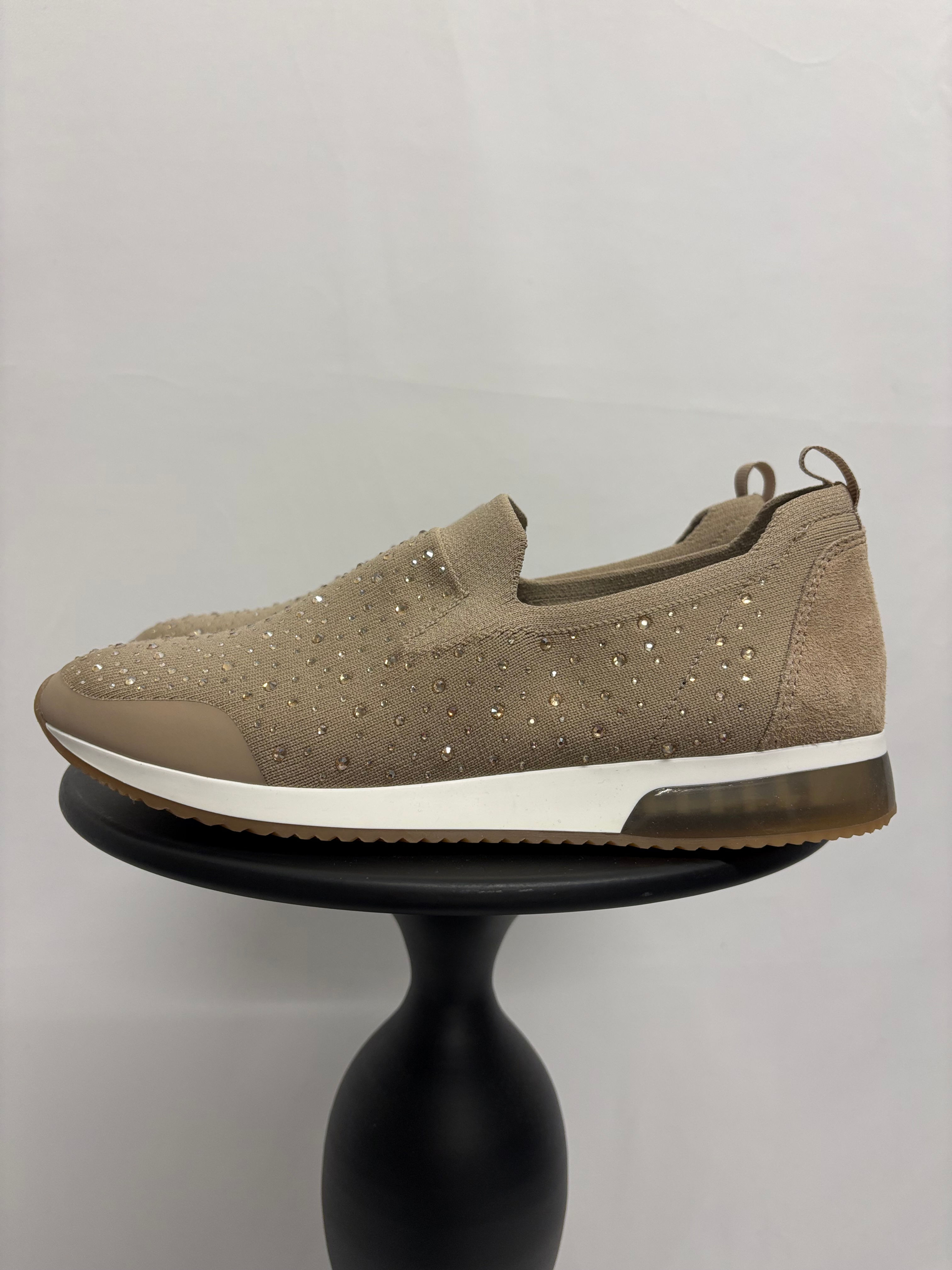 ARA Slip-On Sneakers mit Strasssteinen Gr. 39.5