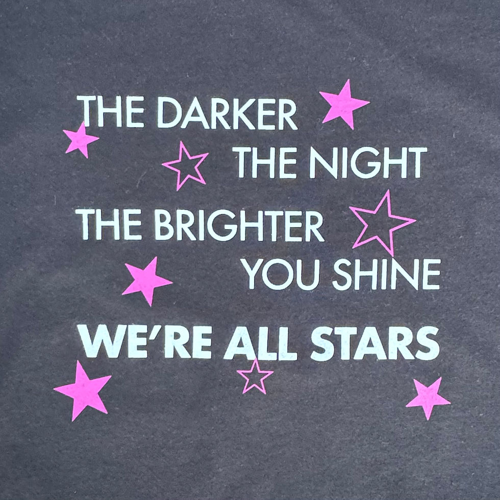 Thumbnail: We’re All Stars black t-shirt