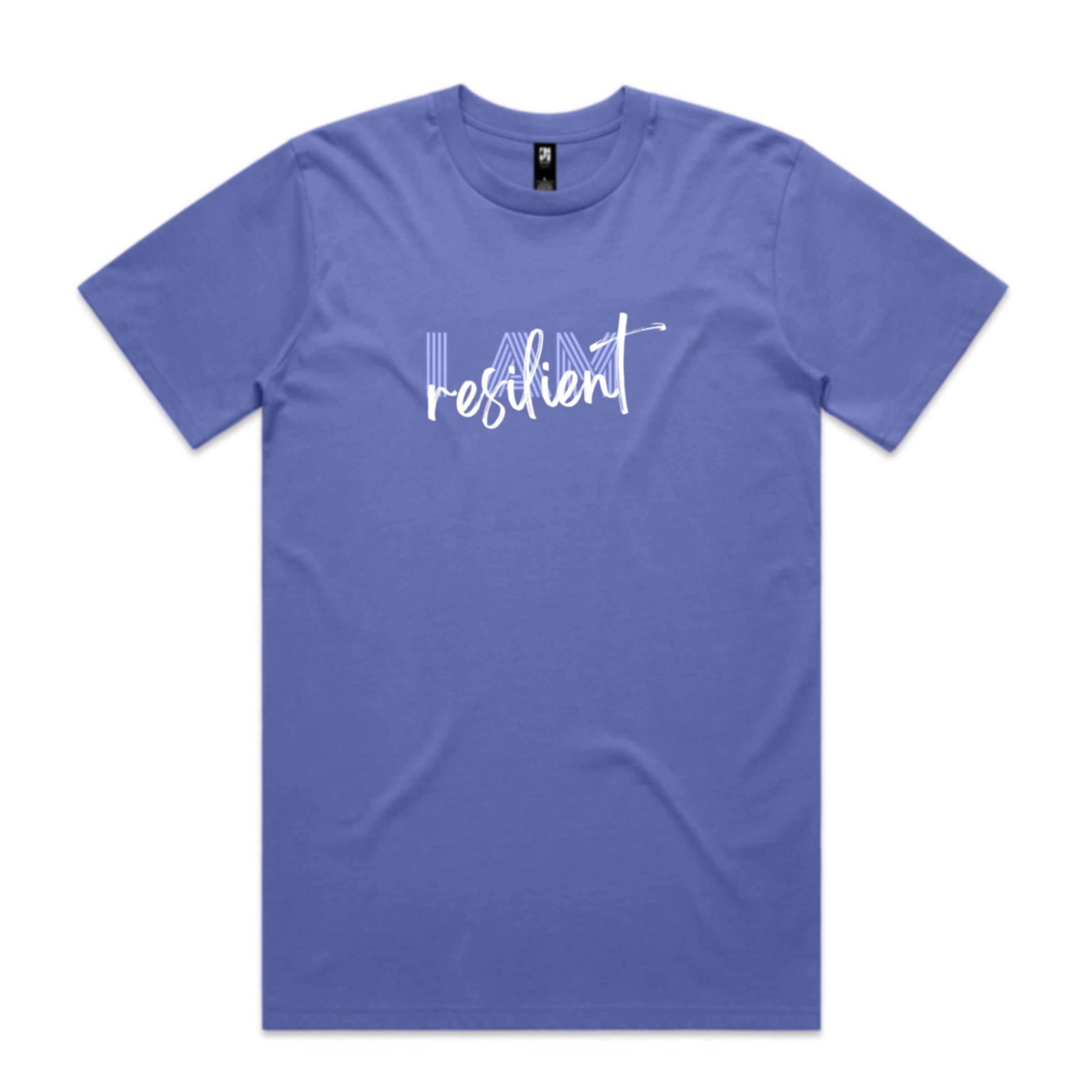 I am Resilient T-shirt (lapis)