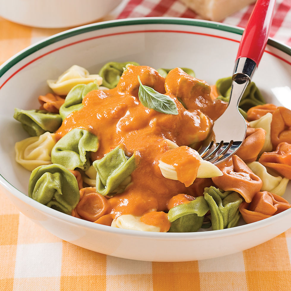 Tortellinis sauce rosée et champignons MG Services traiteur St-Jérôme