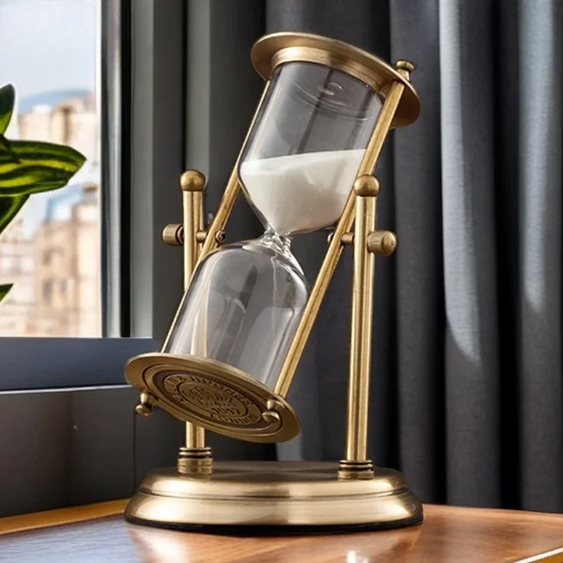 Ampulheta Temporizadora Rotativa com Coroa