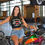 Thumbnail: Metal in motion ribbed tank top