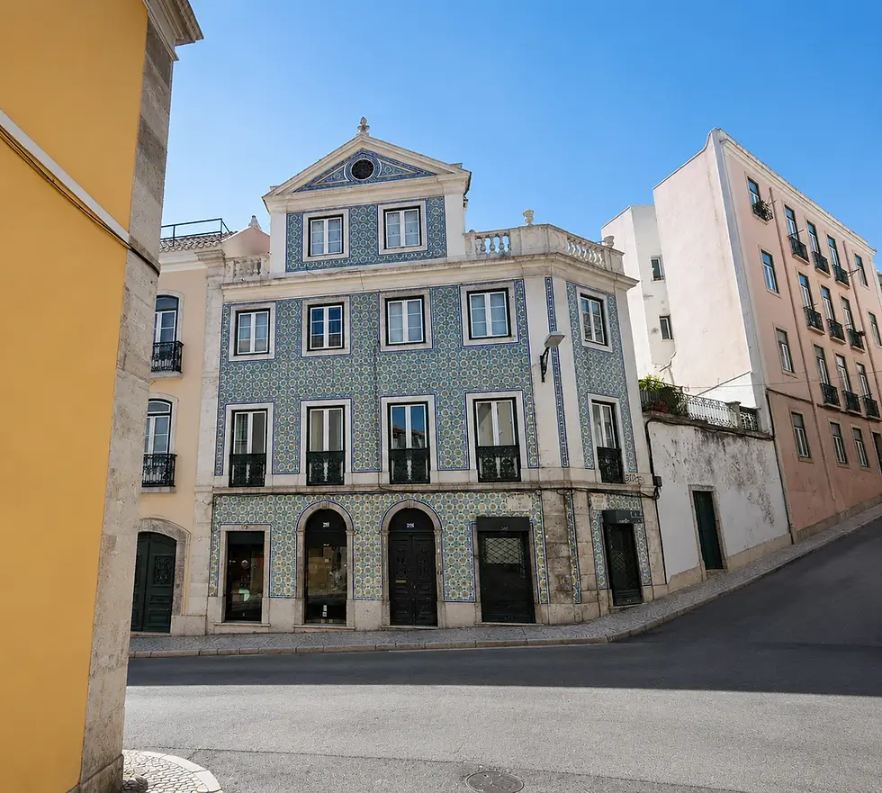Façade of the building