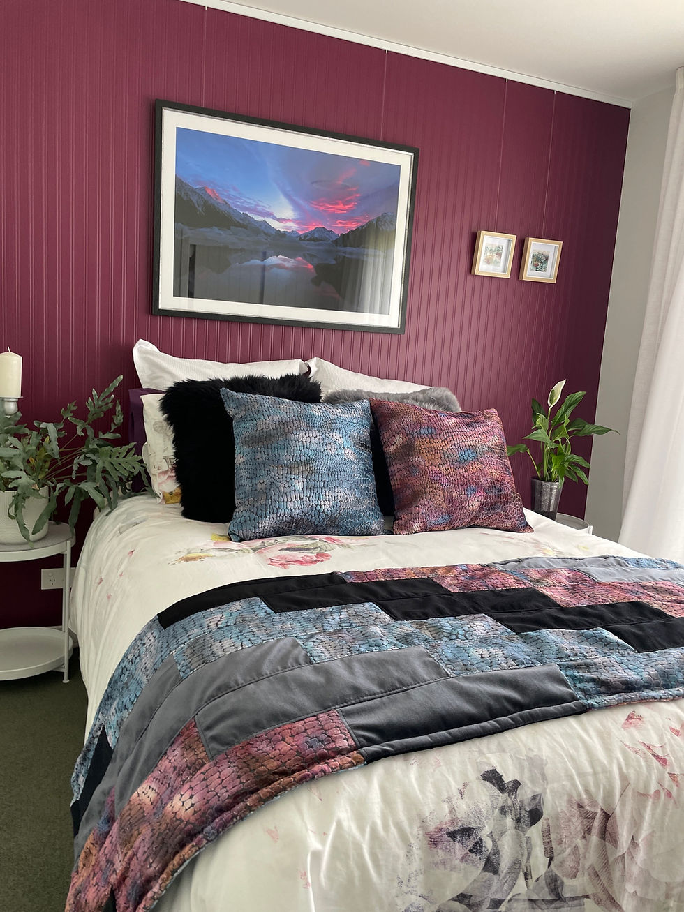 Thumbnail: Bed Runner Velvet Galaxy