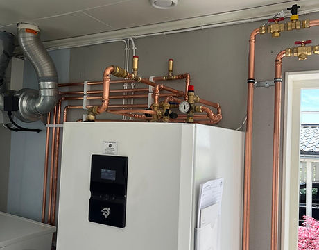 Thermia iTec XT luftvattenvärmepump innedel 