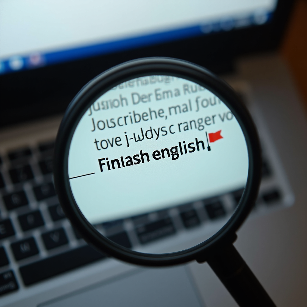 Testaa itseäsi: osaatko englantia vai finglishiä?