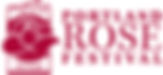 Rose Festival logo red