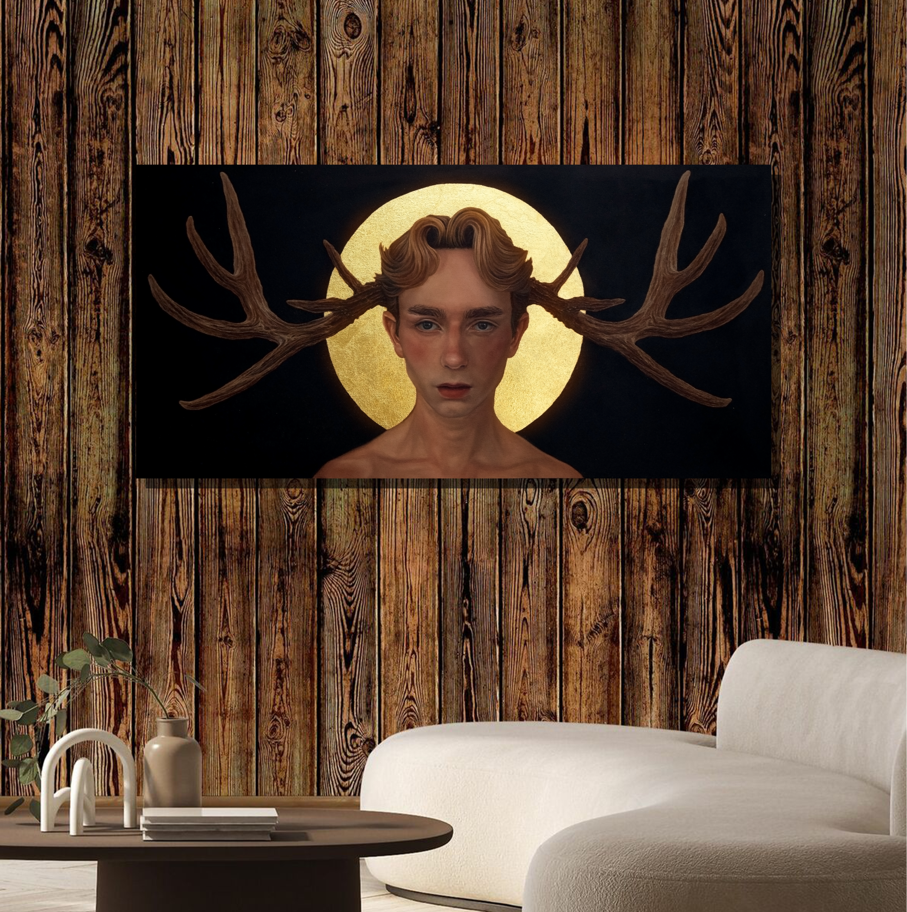 Le Garçon de Cerf Original Painting