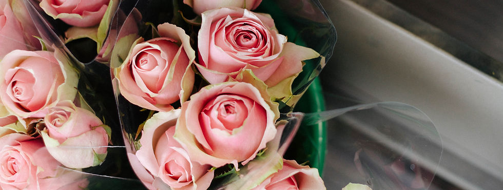 bouquet de fleur emballés