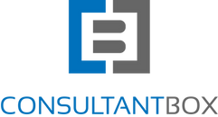CB white and blue logo