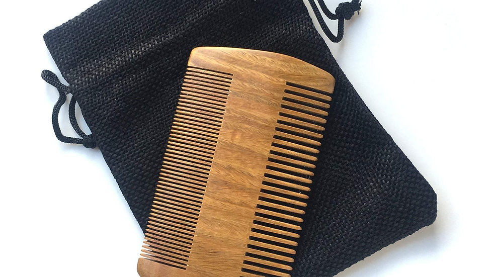 Natural Sandalwood Beard Comb