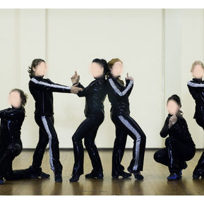 Black with Silver Stripe