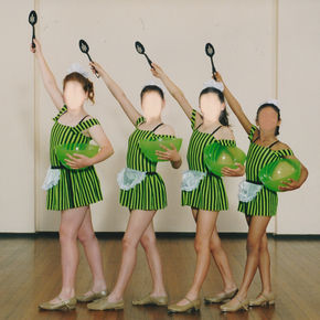 Green and Pink Stripe