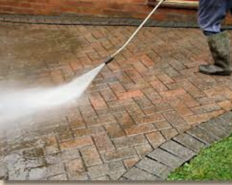 Jet wash the drive