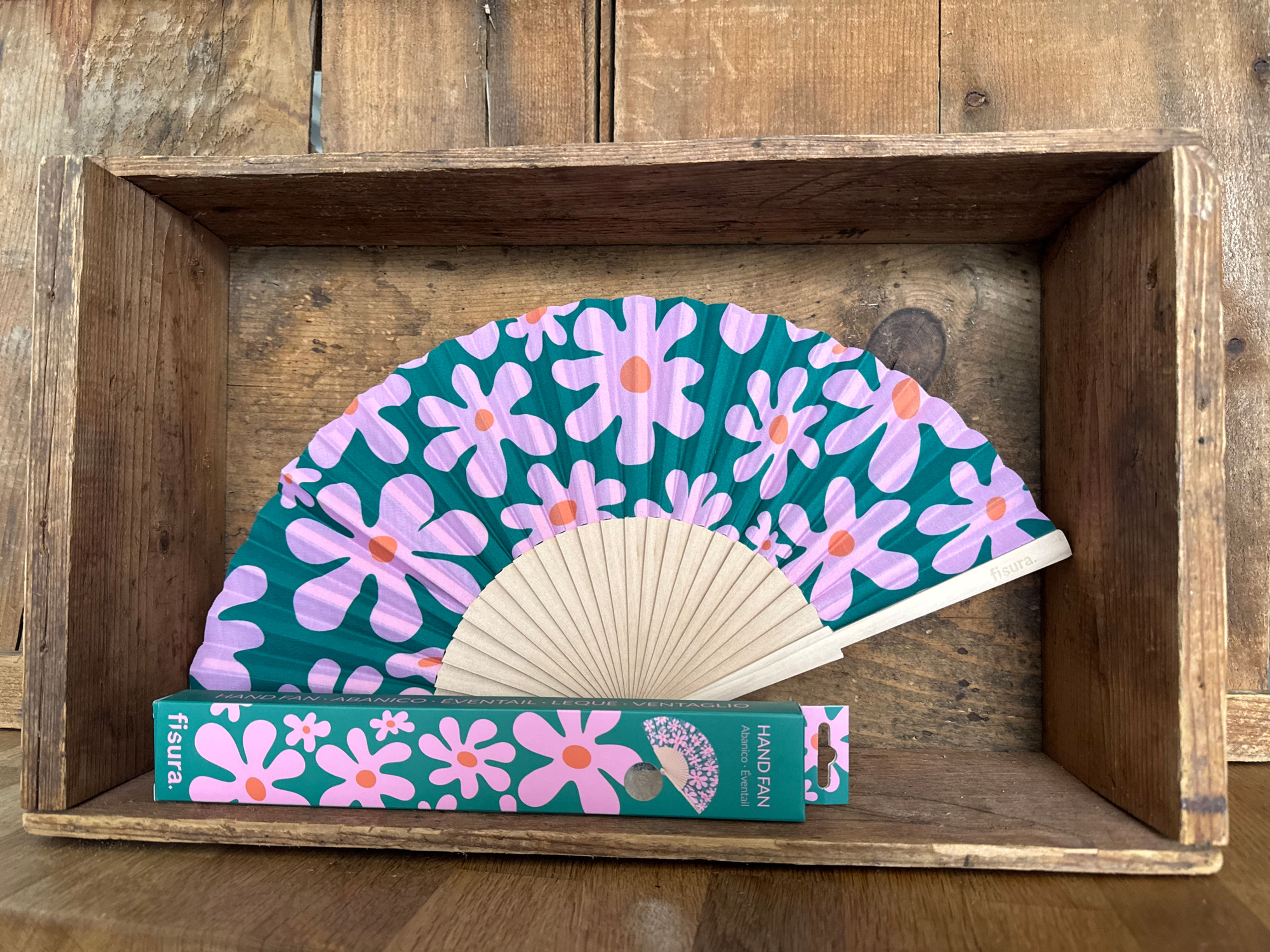 Funky Floral Fan