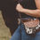 Thumbnail: Cowhide Crossbody with Tooled Leather