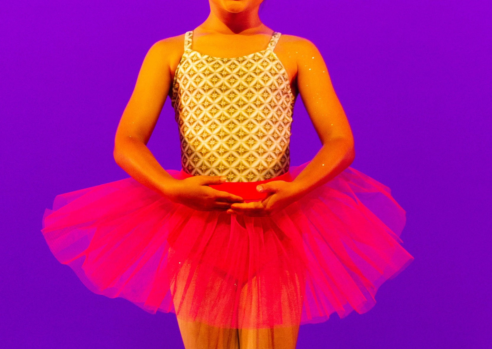 Leotard - camisole cross over back