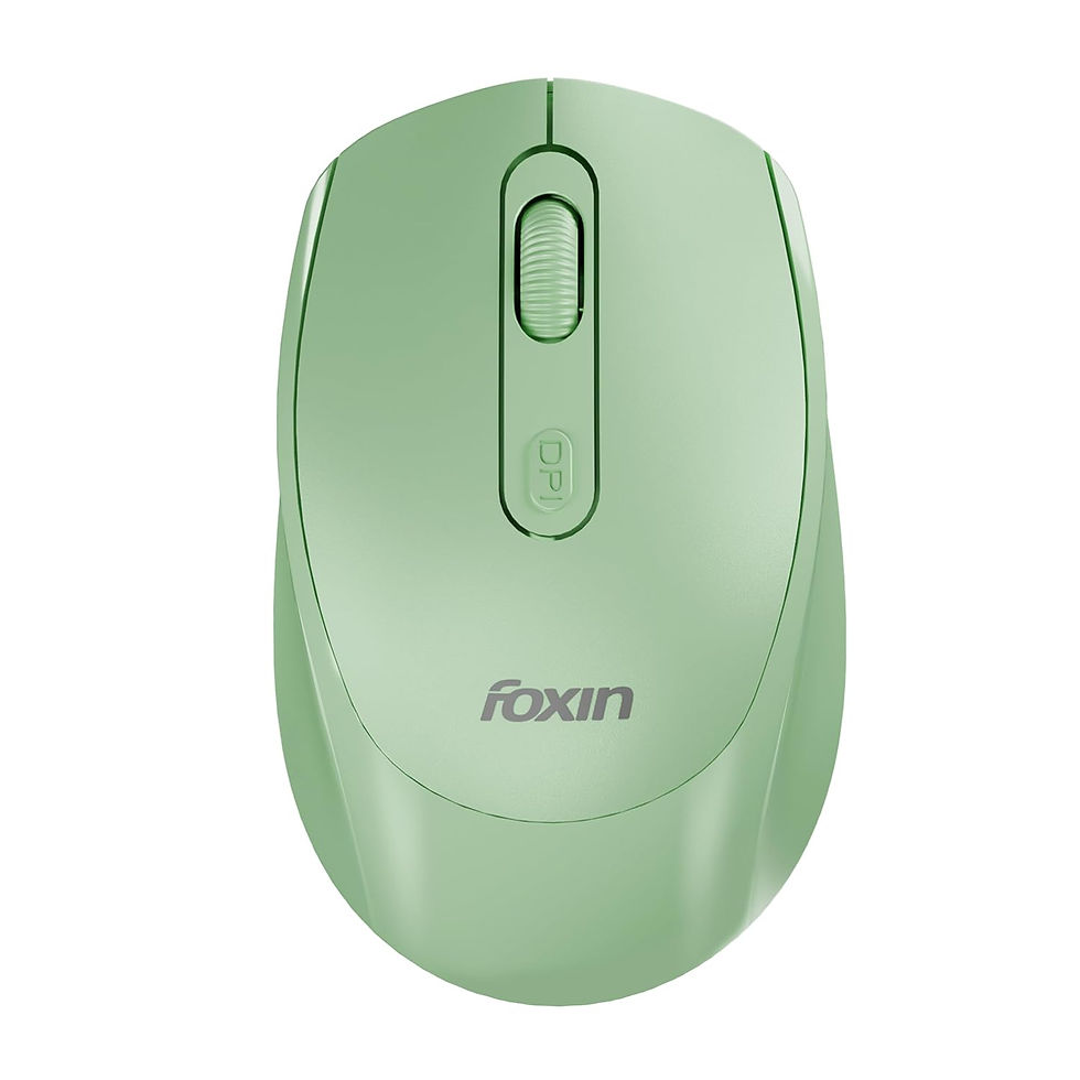 Thumbnail: FOXIN WIRELESS RECHARGABLE MOUSE FLOW WITH BLUETOOTH TYPE-C CHARGING