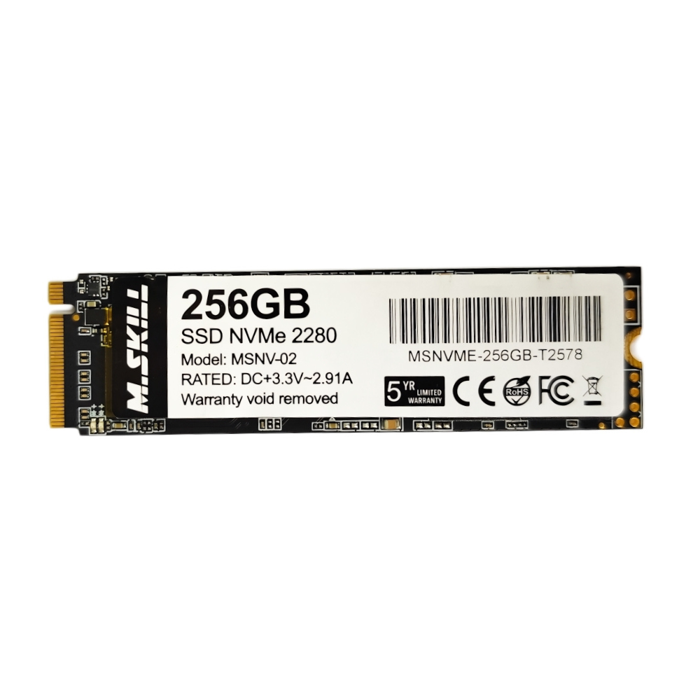 M.Skill 256GB M.2 NVMe PCIE SSD