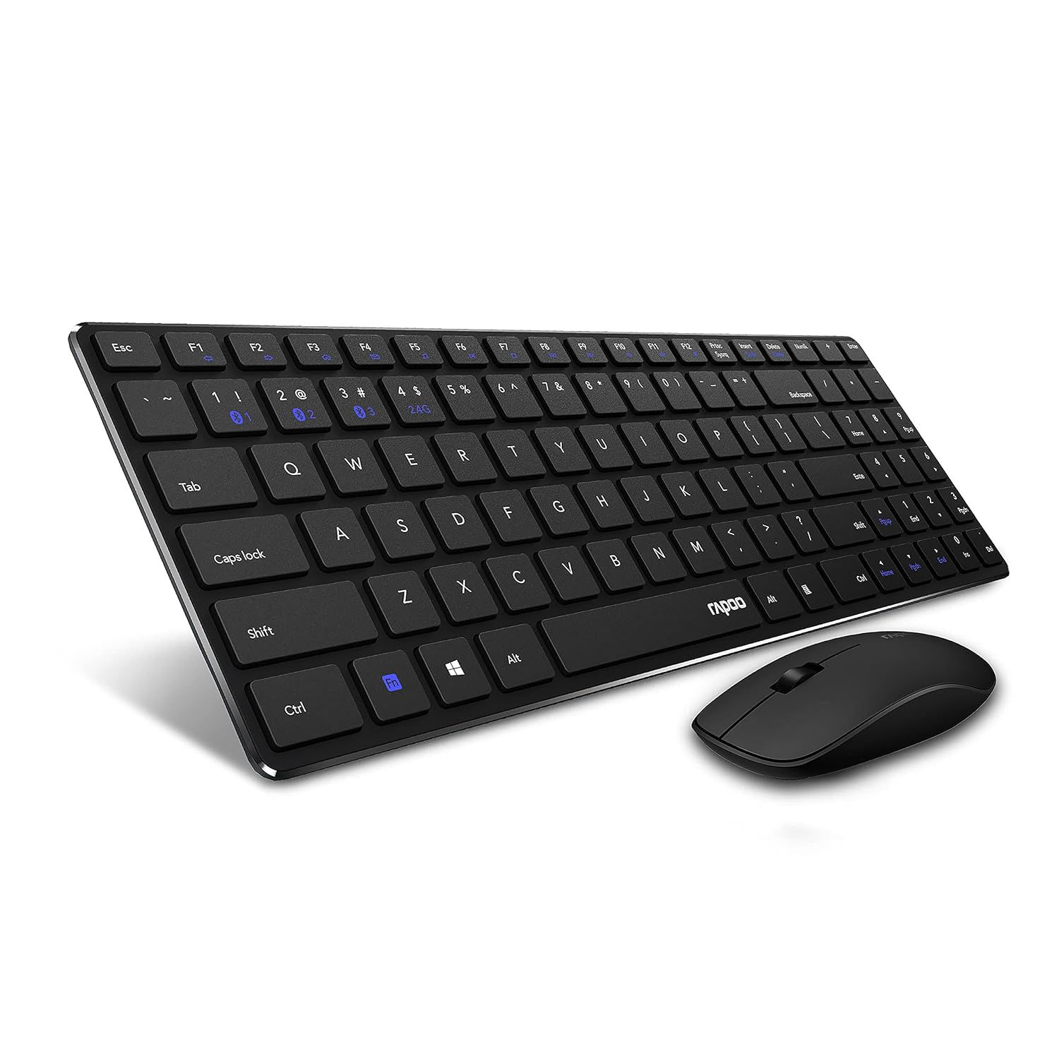 Rapoo 9300m Multi-Device Bluetooth + 2.4Ghz Wireless Keyboard & Mouse Combo