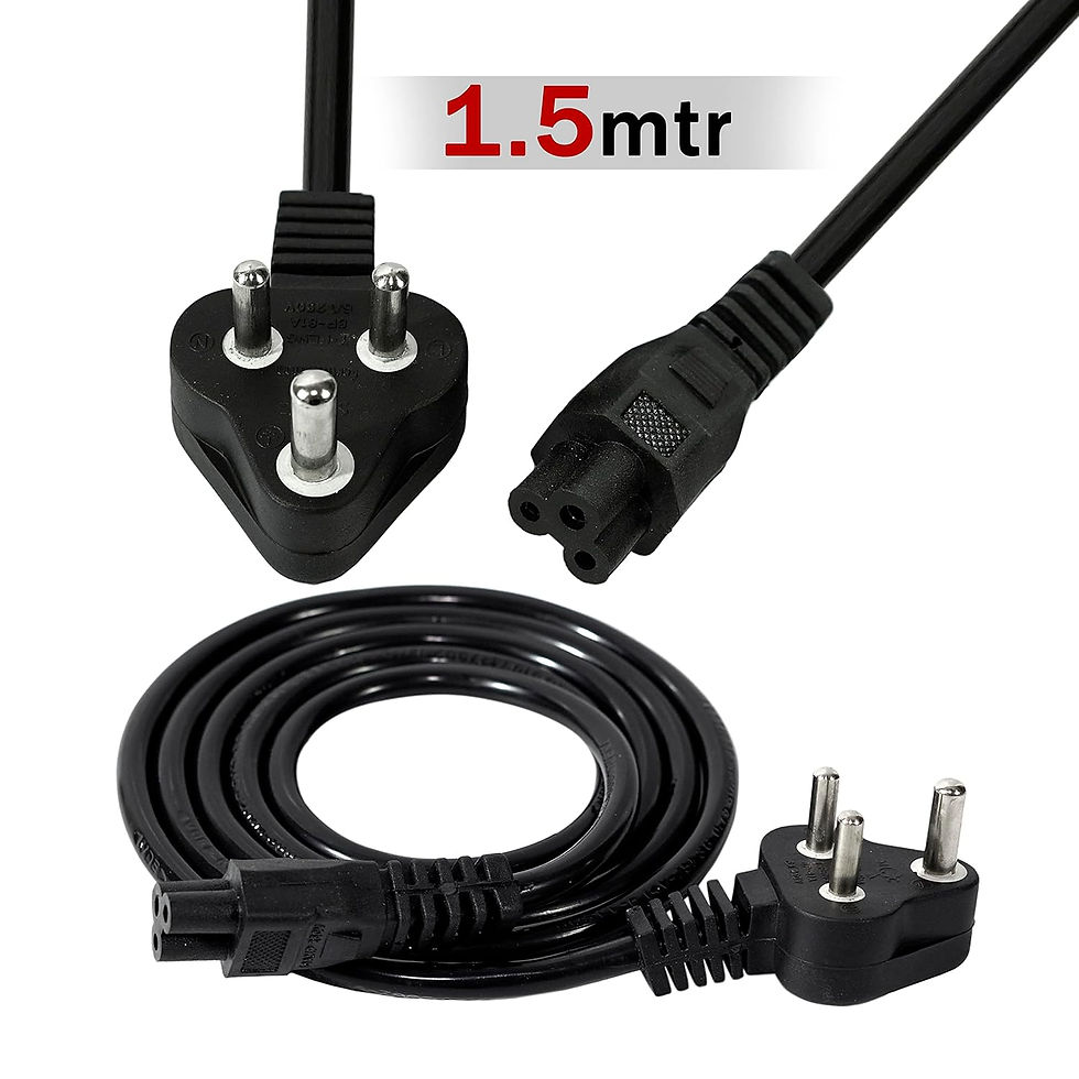 Thumbnail: RVIKE CABLE POWER CORD LAPTOP 01.50 M