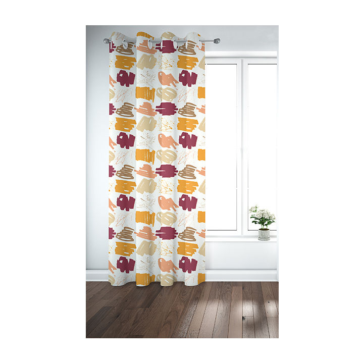 Thumbnail: Living/Bed Room Curtain PR1615 (1 Panel 130W*260H)