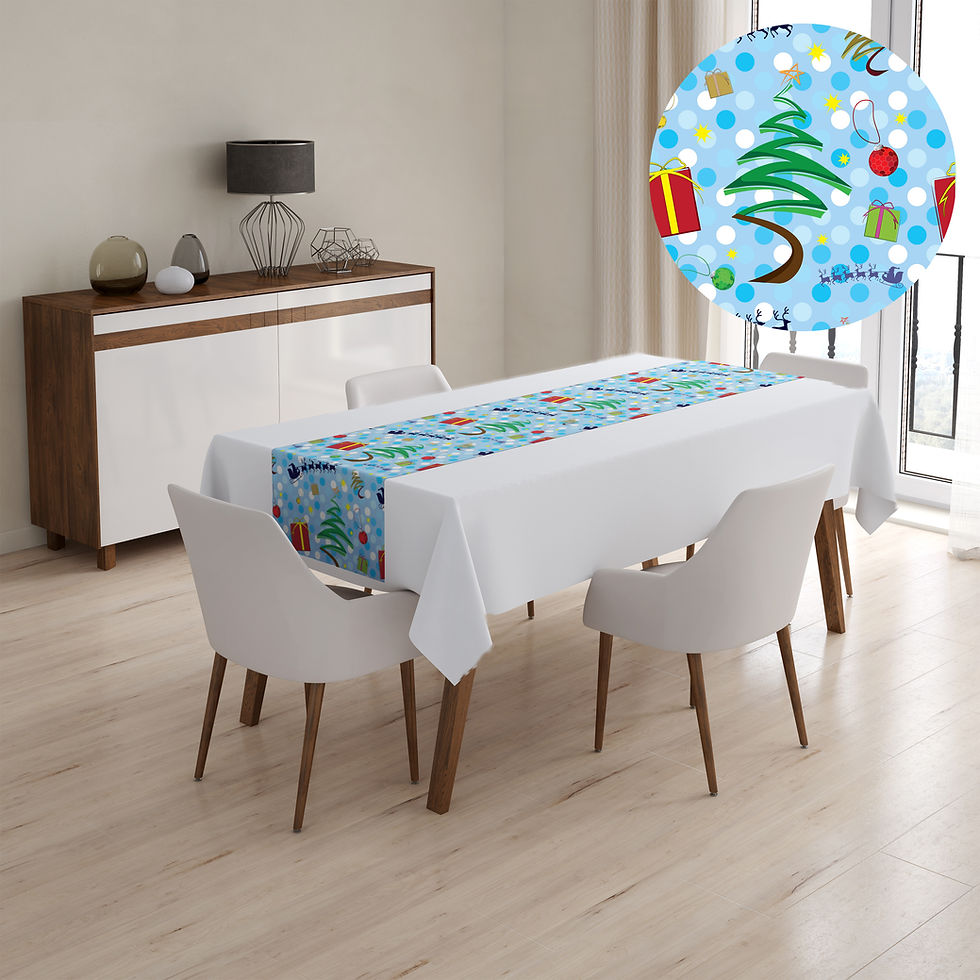 RN-CP1009 Christmas Decorative Table Runner