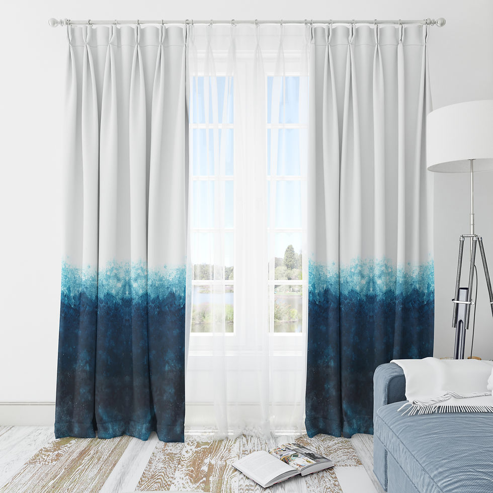 Thumbnail: Living/Bed Room Curtain CF0228E (1 Panel 130W*260H)
