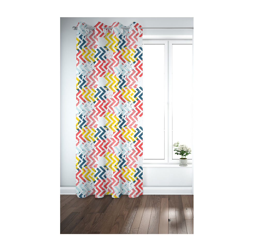 Thumbnail: Living/Bed Room Curtain FD1104 (1 Panel 130W*260H)