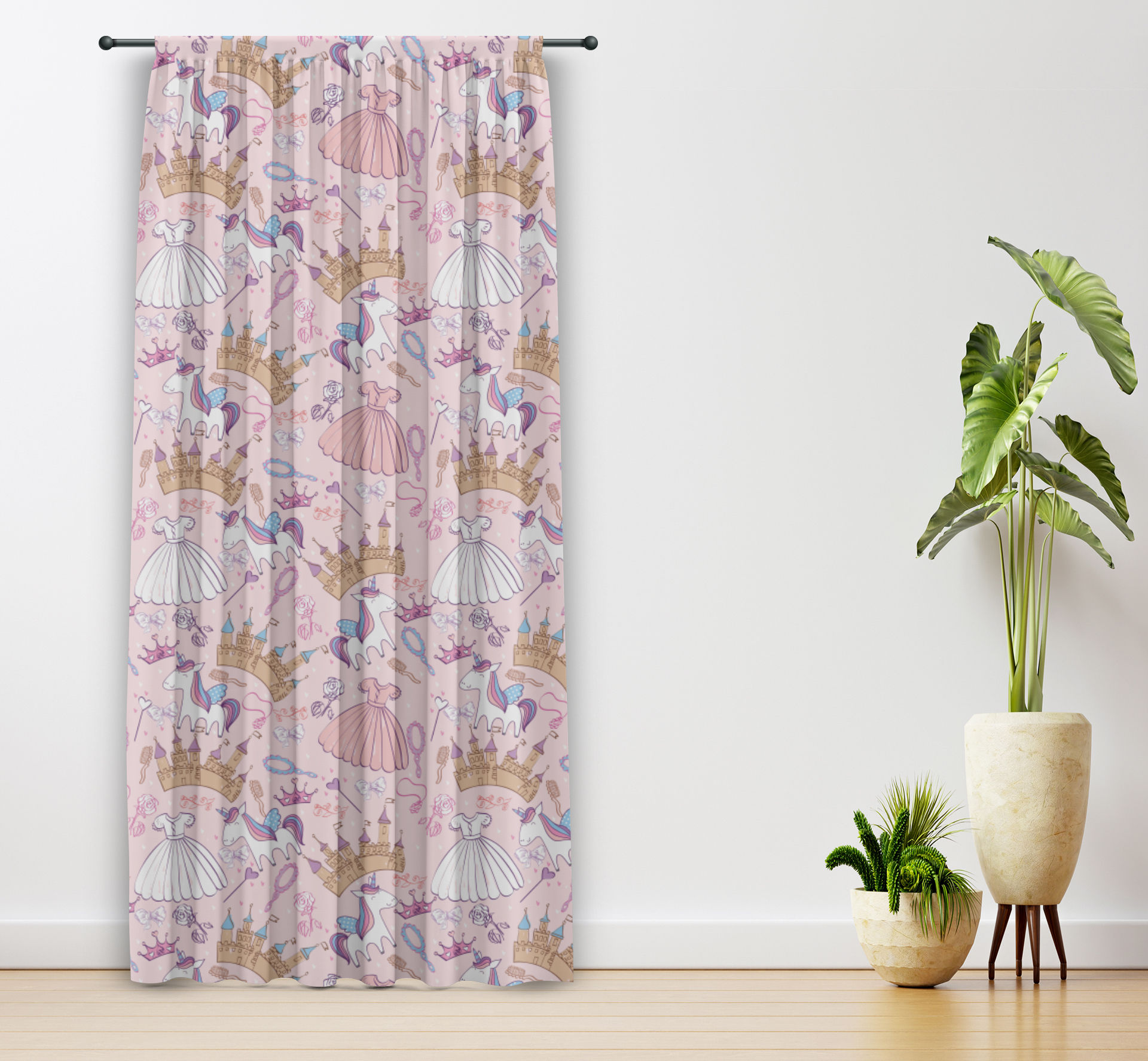 Living/Bed Room Curtain PR1440 (1 Panel 130W*260H)