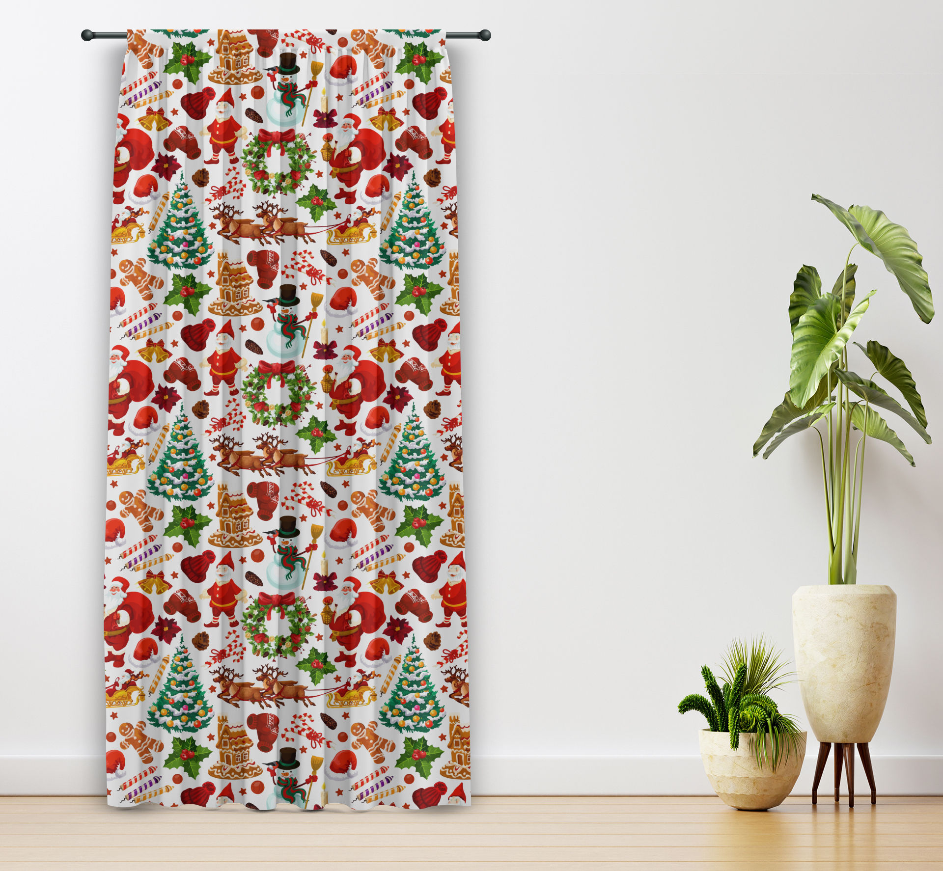 Living/Bed Room Curtain FD1485 (1 Panel 130W*260H)