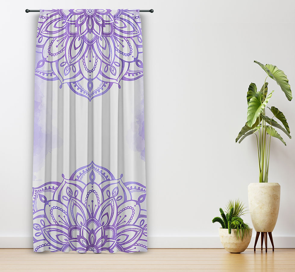 Thumbnail: Living/Bed Room Curtain CF0017 (1 Panel 130W*260H)