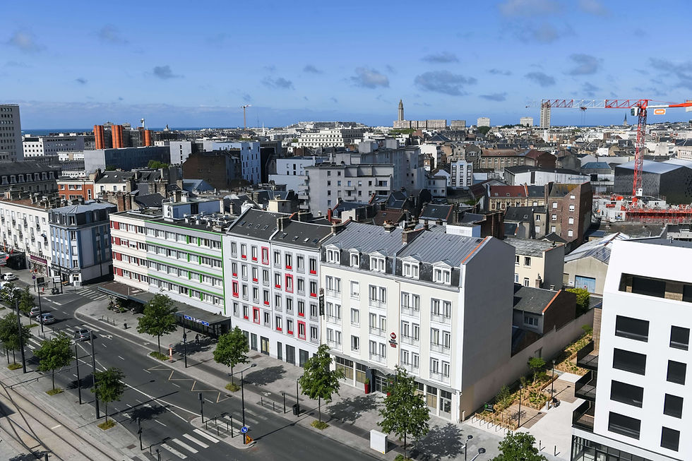 Facade et quartier