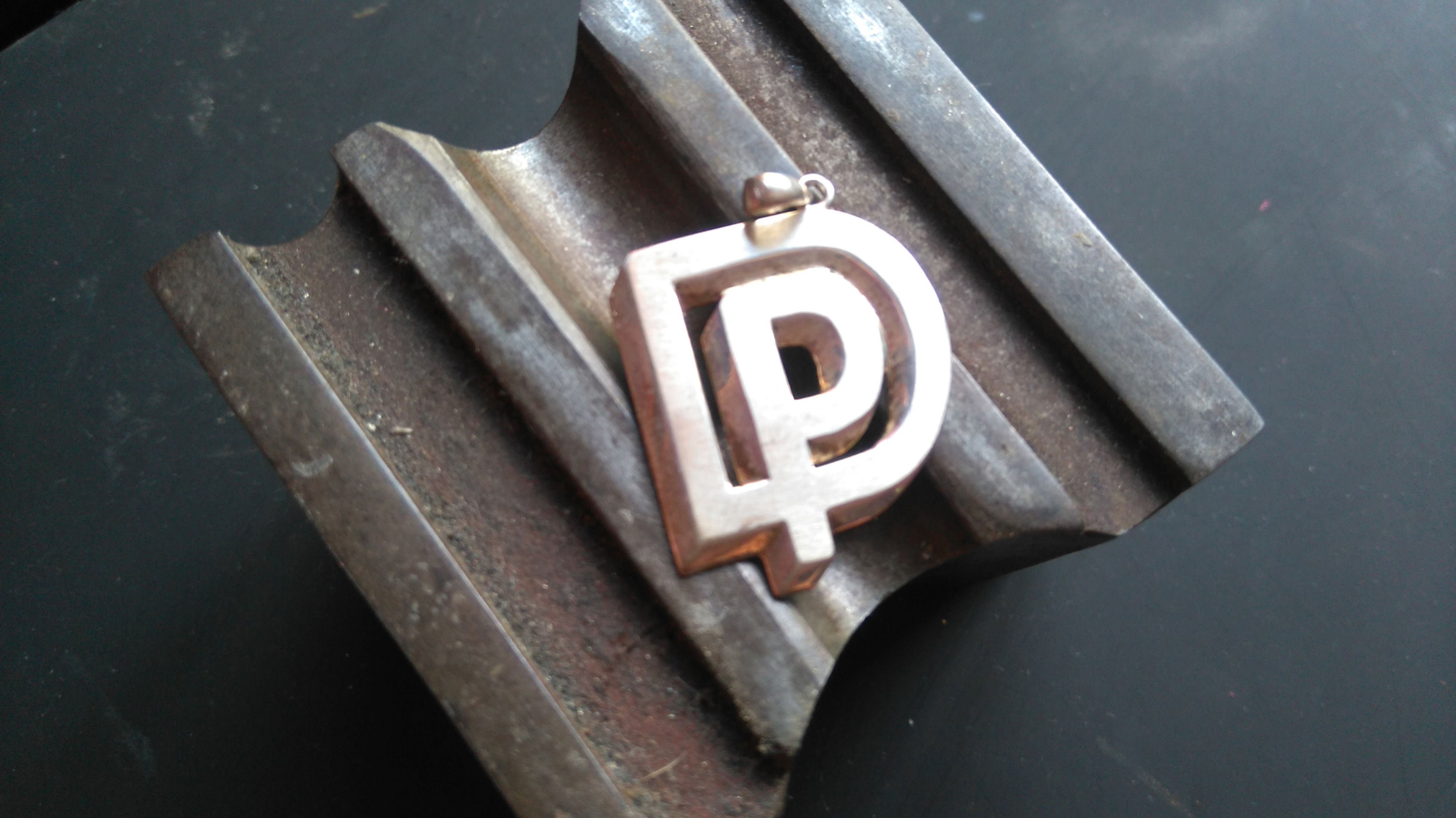 DEEP PURPLE sterling silver pendant