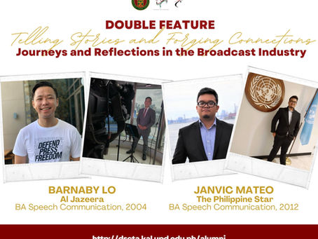 Telling stories and forging connections: Two speech communication alumni journeys in the broadcast industry