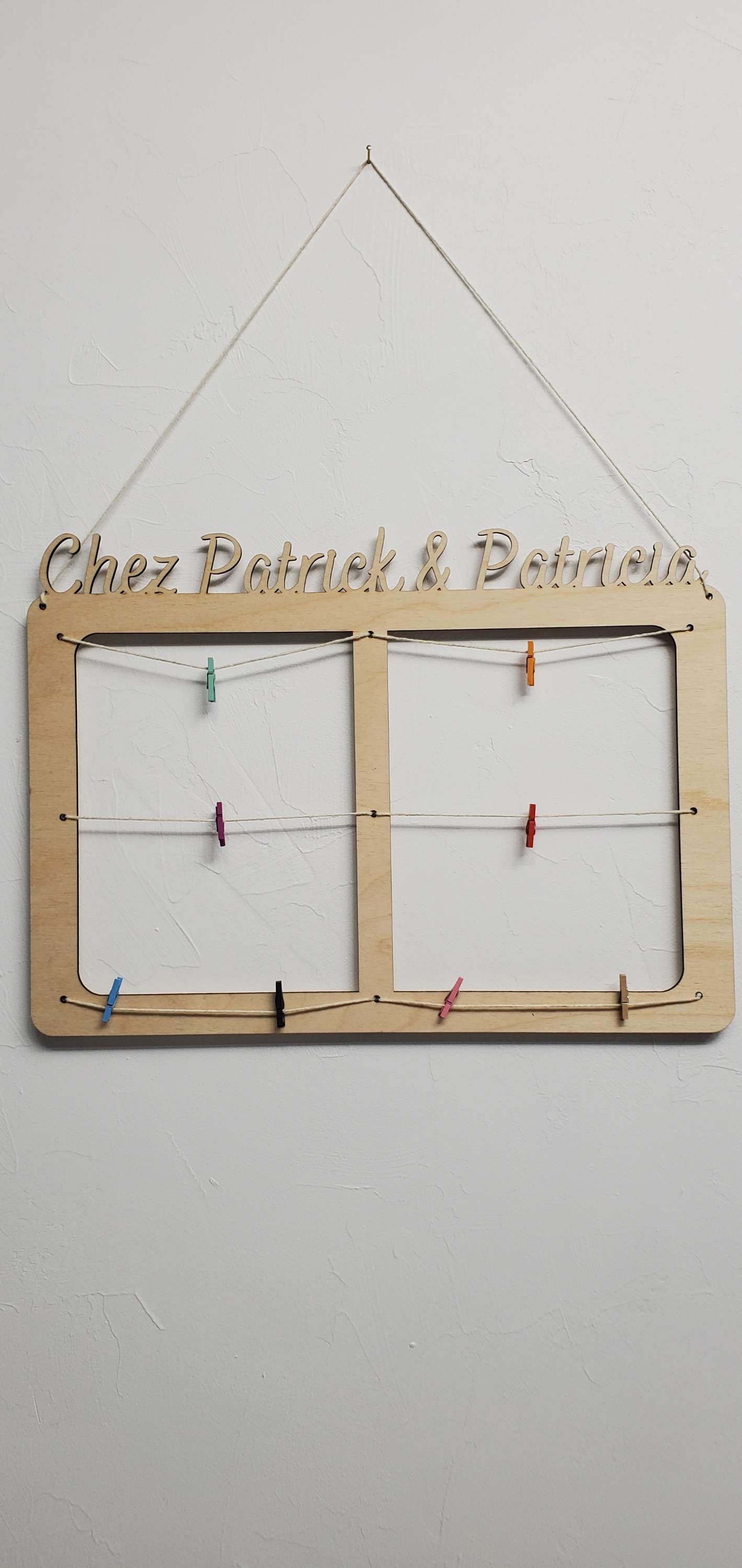 Cadre pèle mêle personnalisable