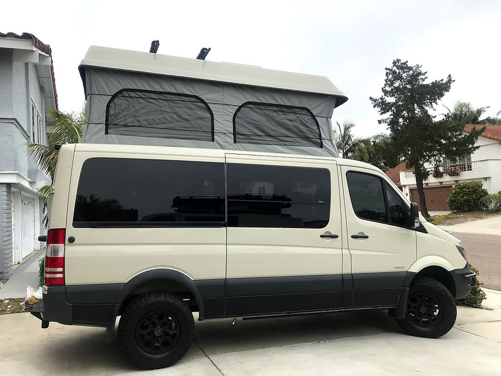 Colorado Campervan Pop Top Max Height