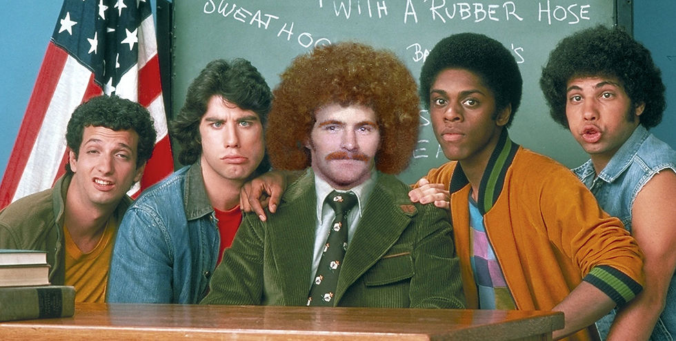 That time Michael English substituted at James Buchanan High School, to teach The Sweathogs...