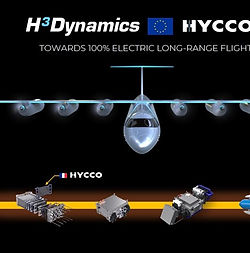 Two military officers presenting at a french defense drone conference