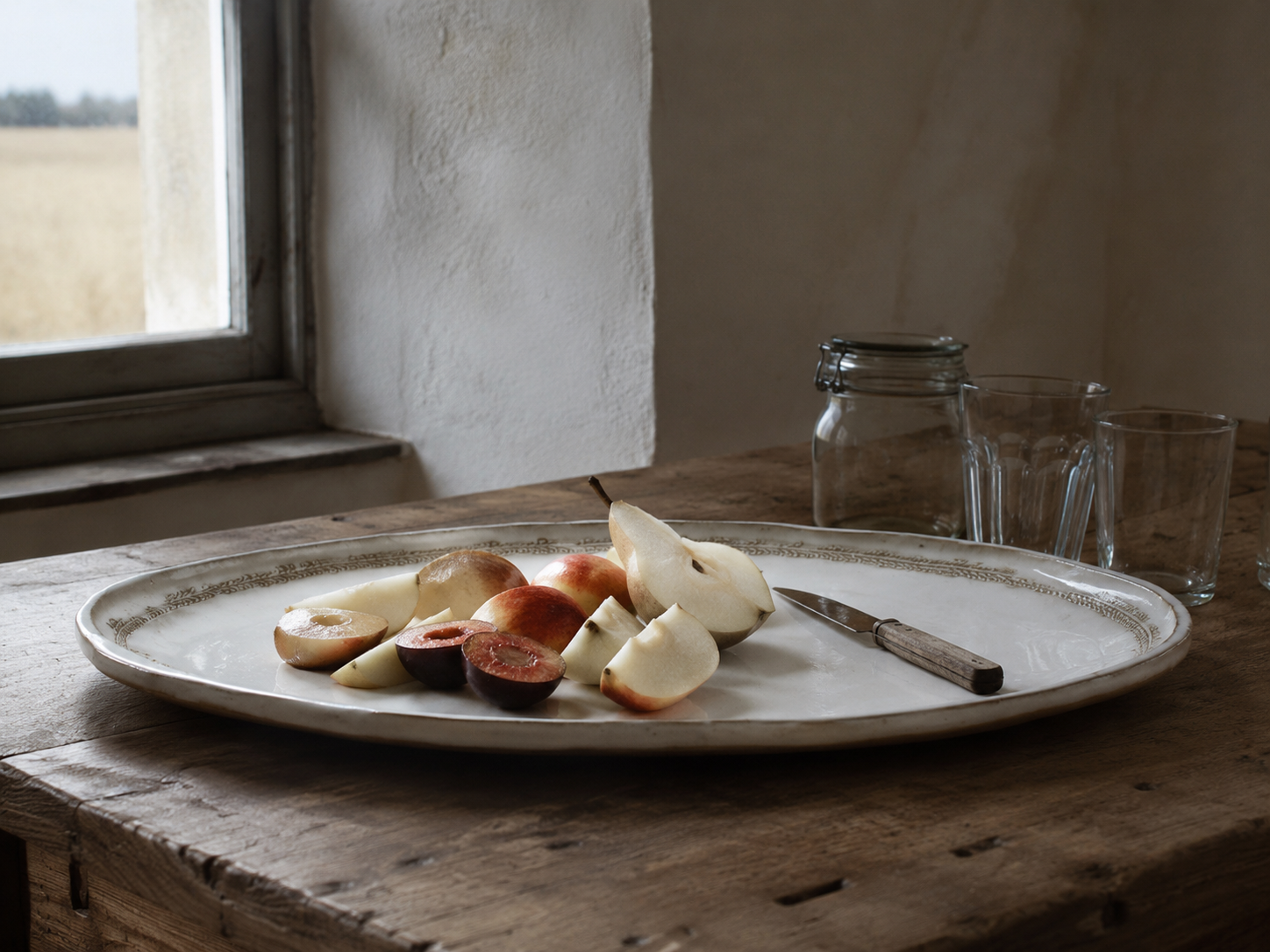 GUARDA GRAND STONEWARE PLATTER