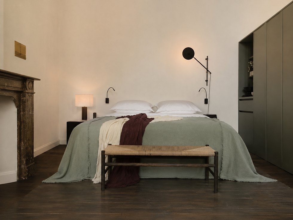 Thumbnail: LAGOS COTTON DUVET COVER — MIST