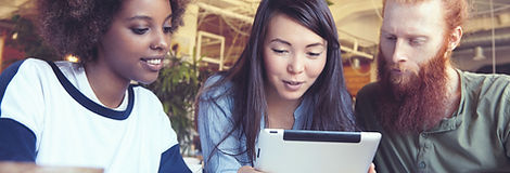 Students with iPad
